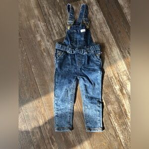 Seven for all mankind girls denim overalls size 24m